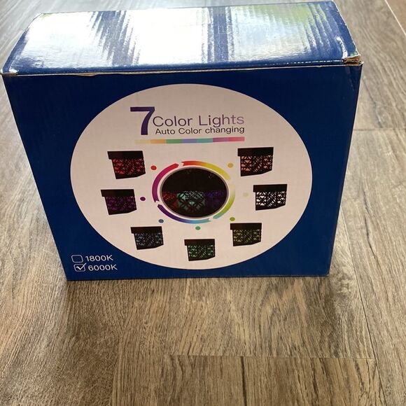 NEW Otdair Solar Color Changing Fence Lights Outdoor Waterproof LED Wall Lamps - Picture 10 of 12